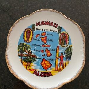 Hawaii Souvenir Decorative Plate